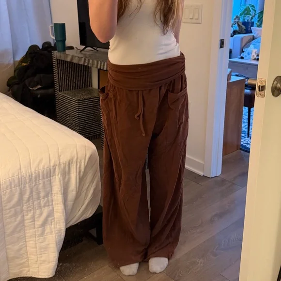 FP Movement by Free People Brown Wide Leg Pants - Picture 7 of 8